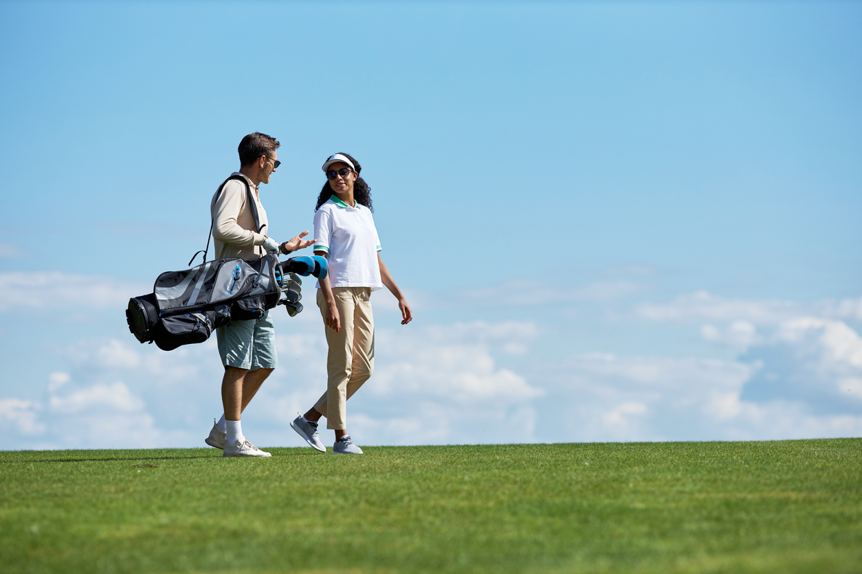 Ein Flirt auf dem Golfplatz
